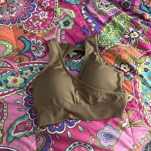 NVGTN Mocha Pursuit Seamless Bra Size M